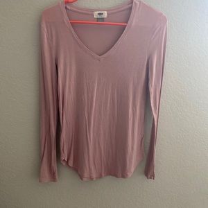 Old Navy Loosely Fitted Lilac Long Sleeve